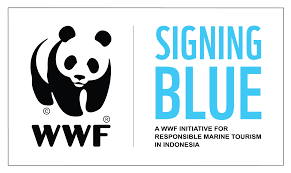 signing blue WWF